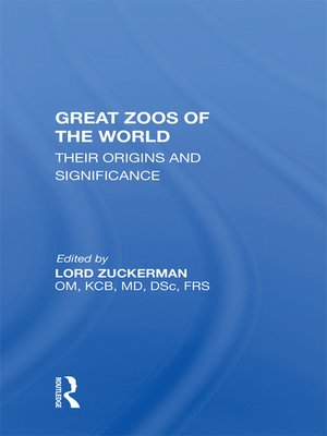 cover image of Great Zoos of the World